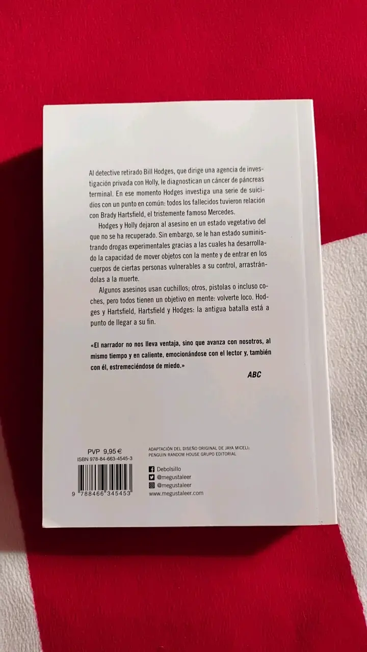 Libro 'Fin de Guardia' de Stephen King - 2