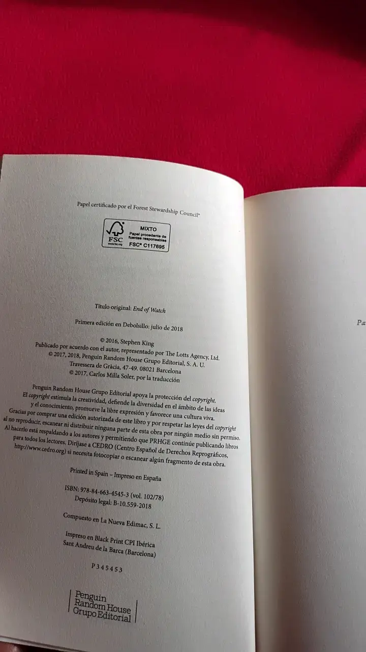 Libro 'Fin de Guardia' de Stephen King - 4