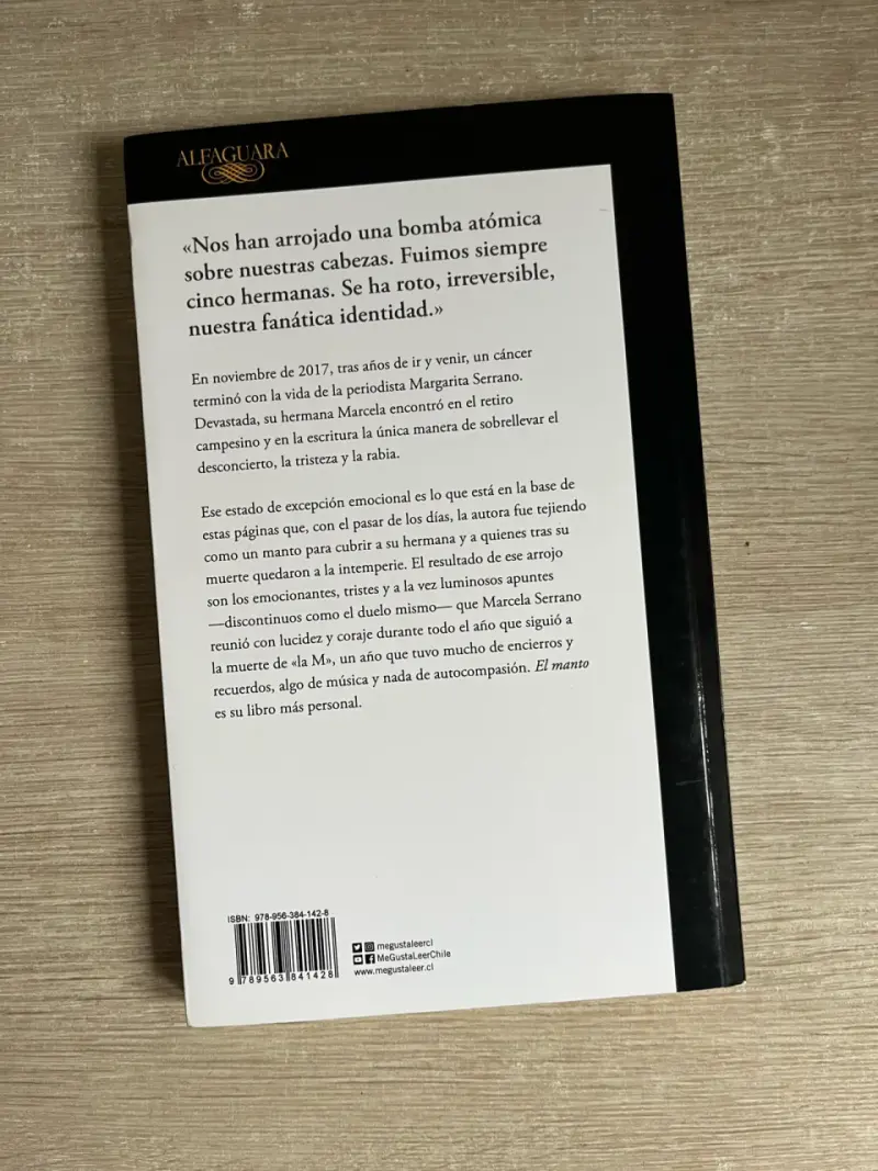 Libro 'El Manto' de Marcela Serrano - 4
