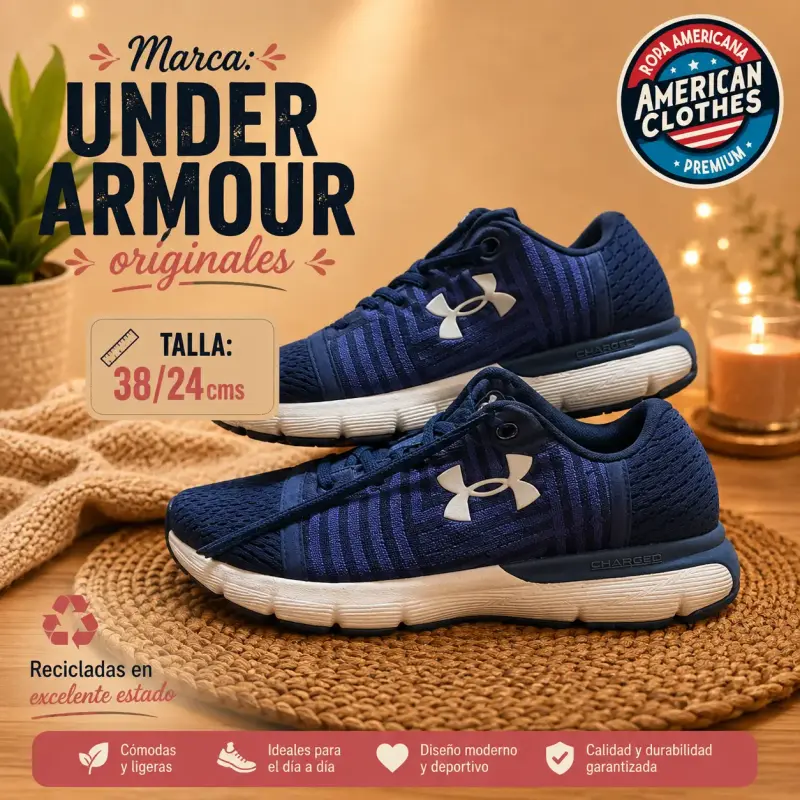 Zapatillas deportivas Under Armour talla 38 azul