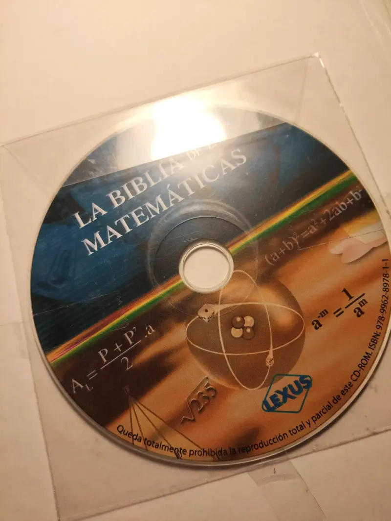 Libro La Biblia de las Matemáticas con CD-ROM - 4