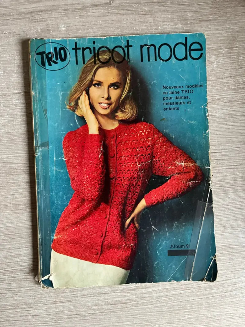 Revista de Moda Tricot Trio Vintage