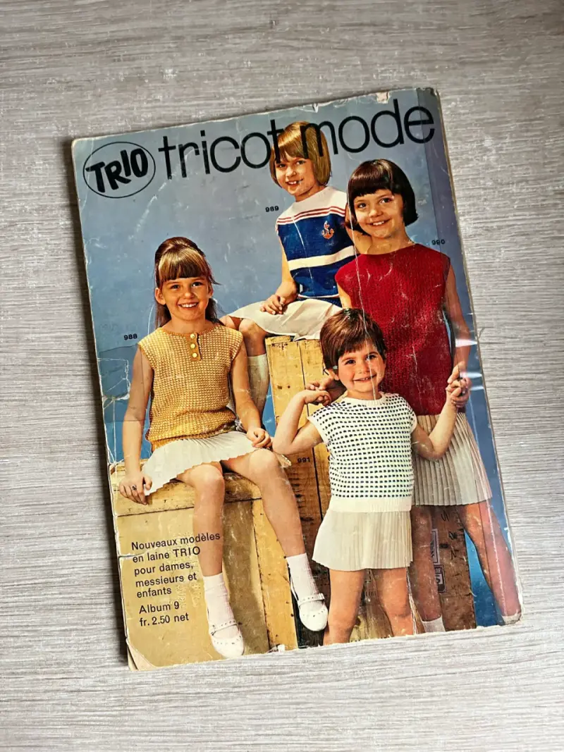 Revista de Moda Tricot Trio Vintage - 3