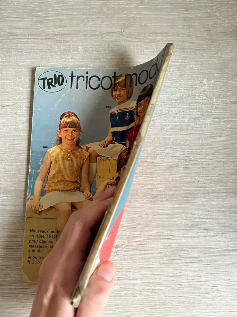 Revista de Moda Tricot Trio Vintage - 4