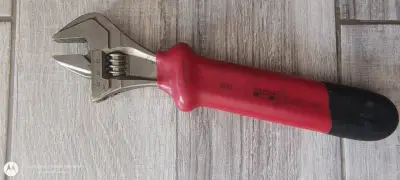 Llave ajustable Bahco 200 mm con mango aislante - miniatura 2