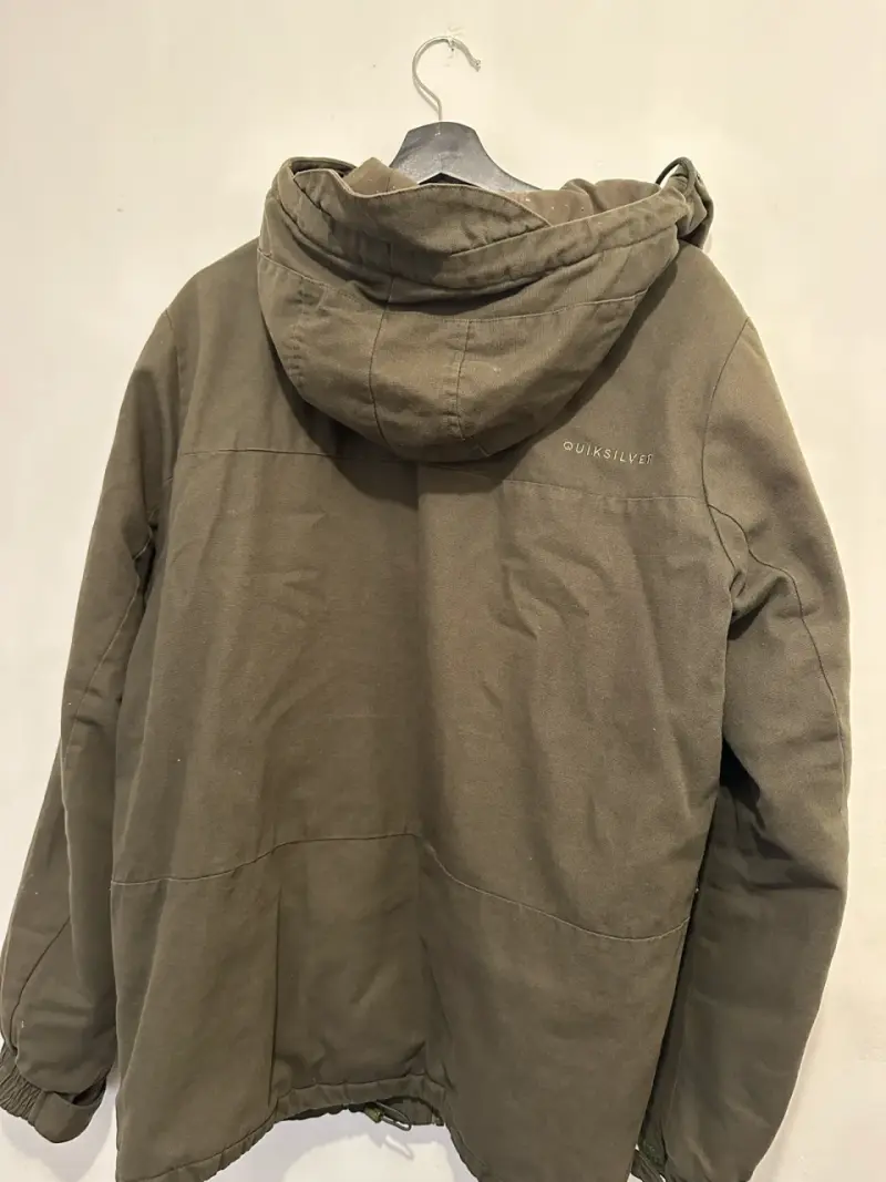Parka verde con capucha Quiksilver para hombre - 2