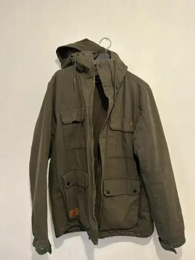 Parka verde con capucha Quiksilver para hombre - miniatura 3