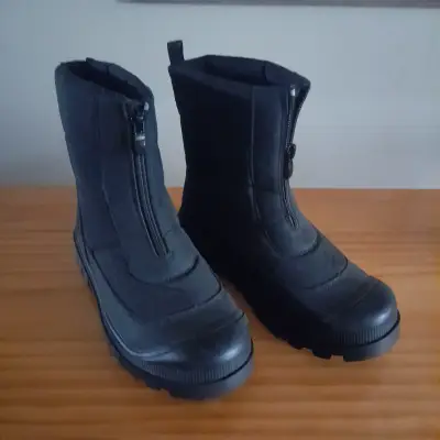 Botas de invierno negras con cierre lateral - miniatura 2