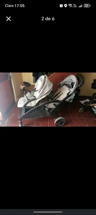 Coche Doble para Bebé Joie Plegable - miniatura 2