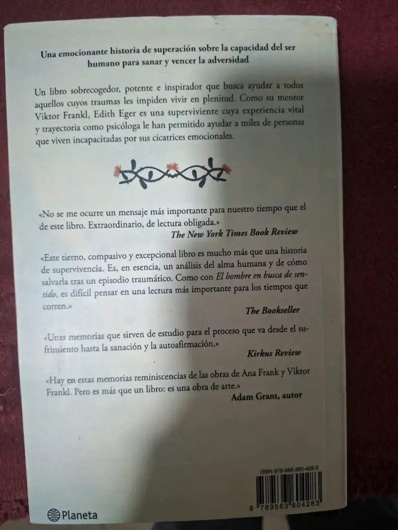 Libro 'La Bailarina de Auschwitz' de Edith Eger - 3