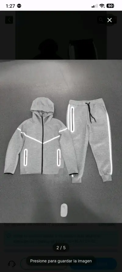 Conjunto deportivo reflectante para hombre - miniatura 1