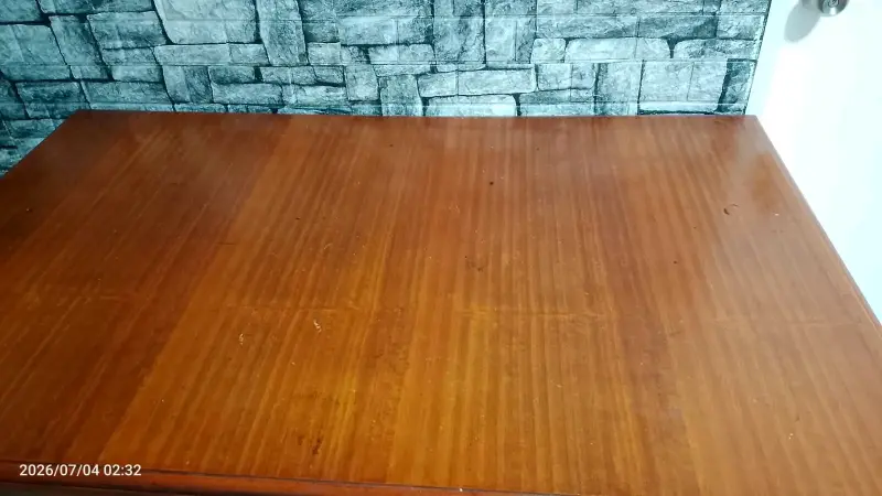Mesa de Madera Rectangular para Comedor - 1