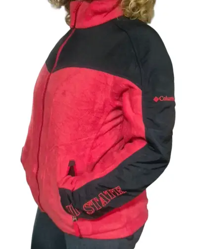 Chaqueta polar Columbia Ohio State roja y negra - miniatura 2