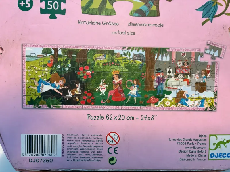 Rompecabezas Djeco Alicia en el País de las Maravillas 50 piezas - 2