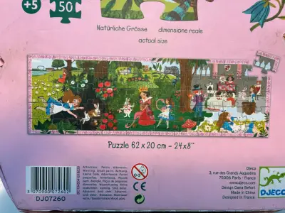 Rompecabezas Djeco Alicia en el País de las Maravillas 50 piezas - miniatura 2