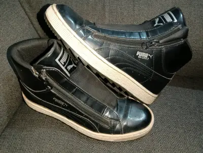 Zapatillas Puma Basket negras con cierre lateral - miniatura 2
