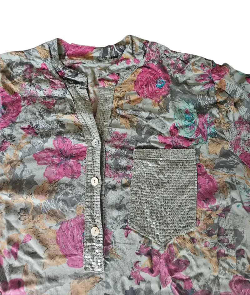 Blusas estampado floral viscosa PATIO ORIENTE - 5