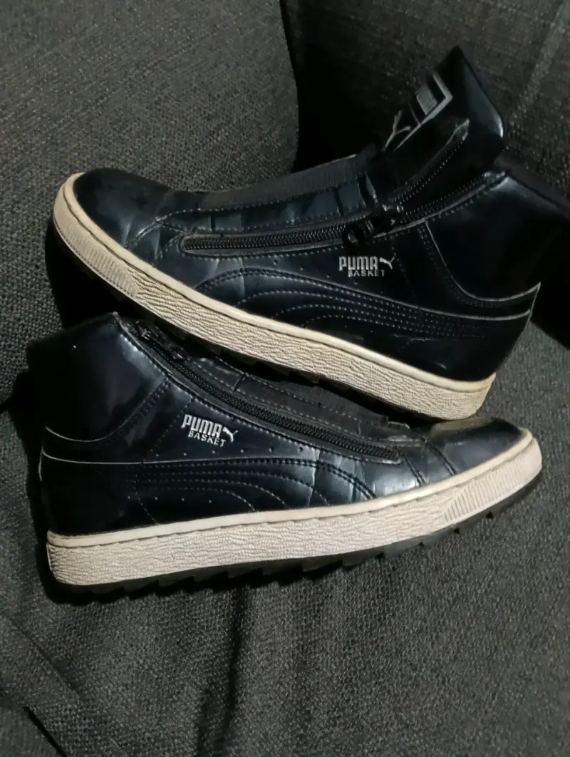 Zapatillas Puma Basket negras con cierre lateral - 3