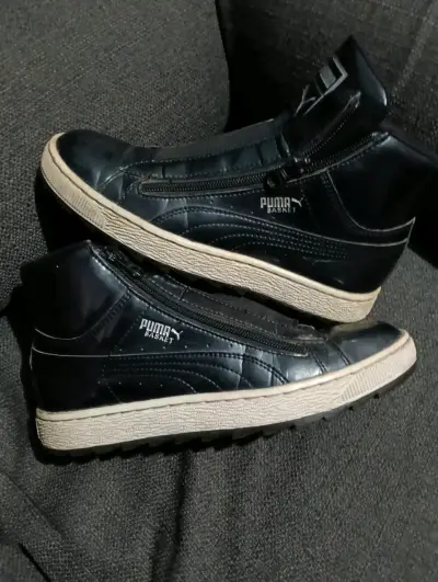 Zapatillas Puma Basket negras con cierre lateral - miniatura 3