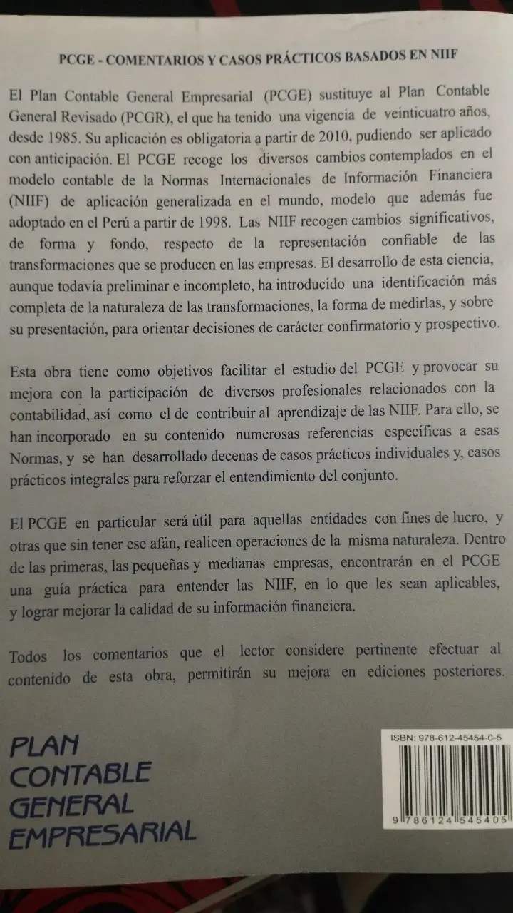 Libro PCGE Comentarios y Casos Prácticos 2009 - 2