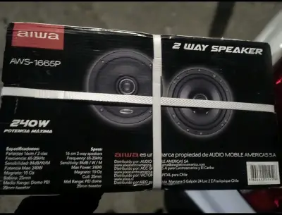 Parlantes Aiwa 2 Vías 240W AWS-1665P - miniatura 1