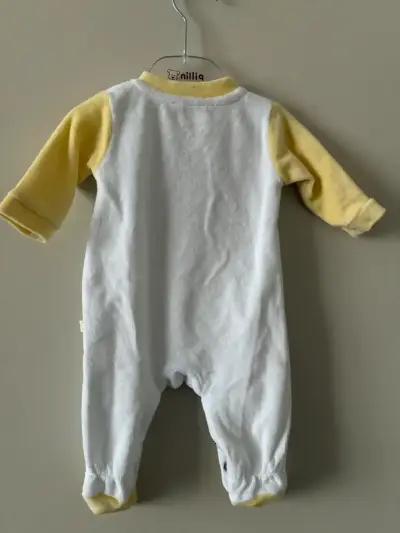 Enterito bebé amarillo con oso - miniatura 3