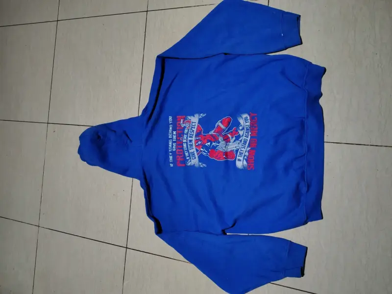 Polerón azul deadpool 2xl - 2