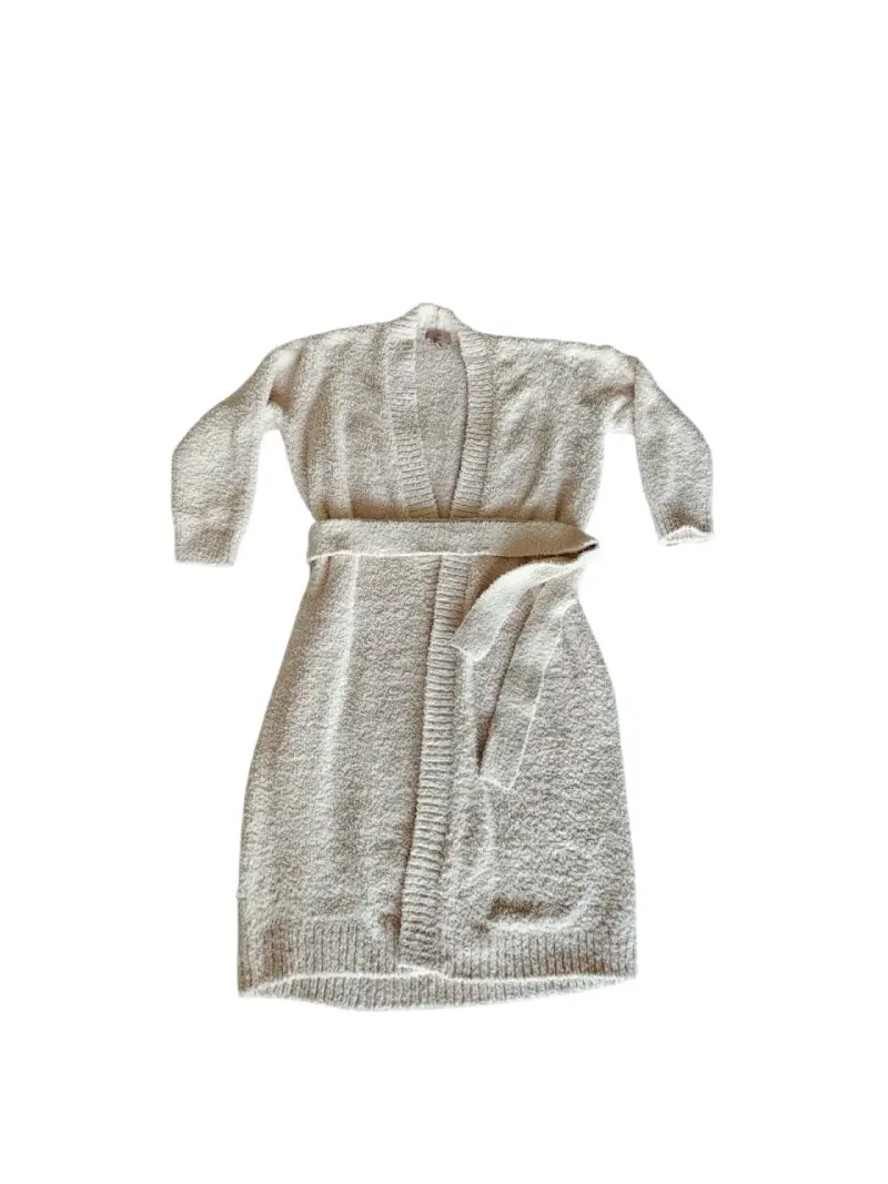 Chaleco largo talla S largo H & M blanco invierno - 1