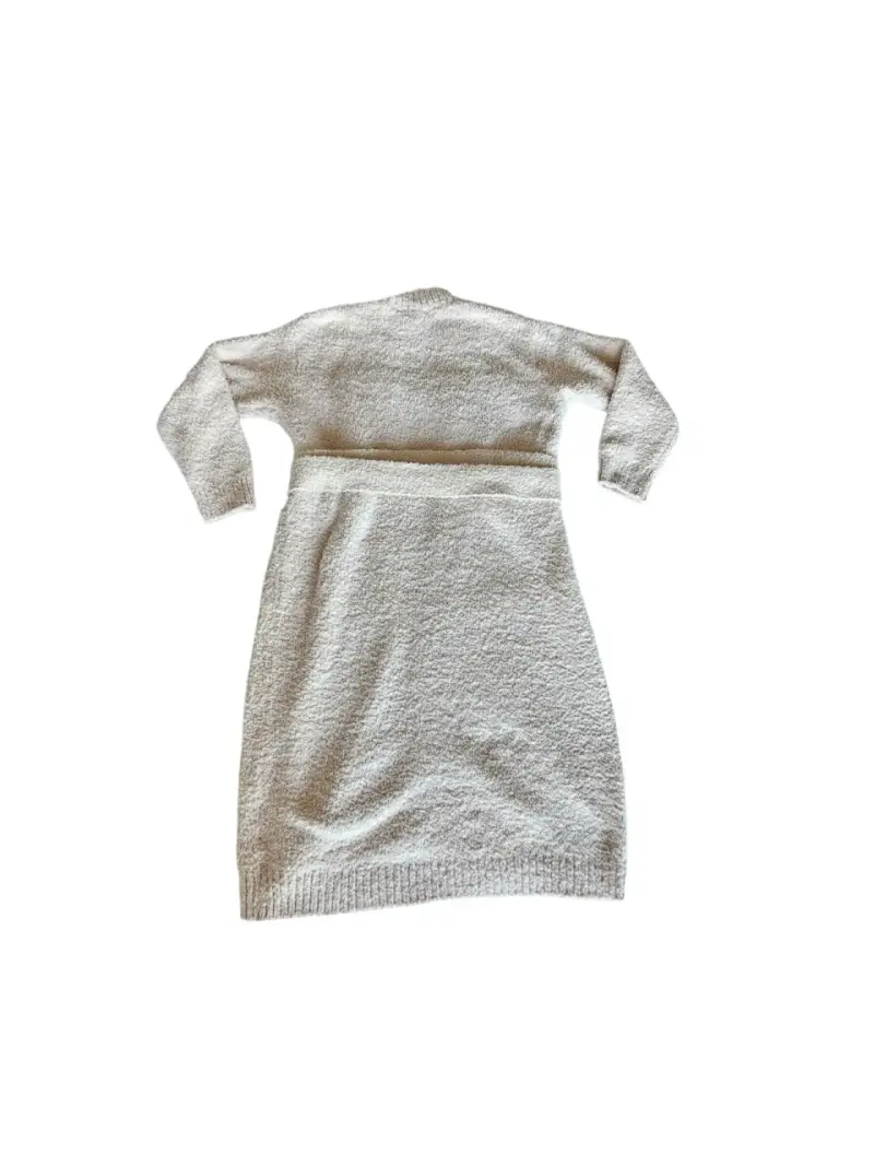 Chaleco largo talla S largo H & M blanco invierno - 2