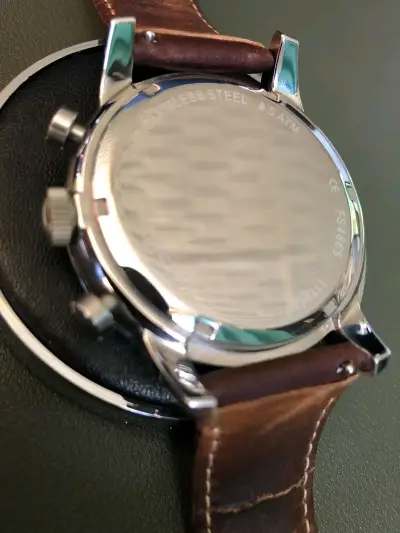 Reloj Fossil de cuero marrón para hombre - miniatura 5