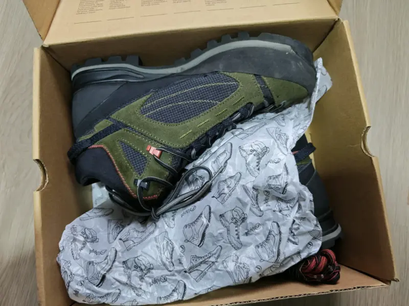 Botines de trekking Uppi Terray Mid verde naranjo - 2