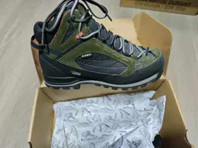 Botines de trekking Uppi Terray Mid verde naranjo - miniatura 3