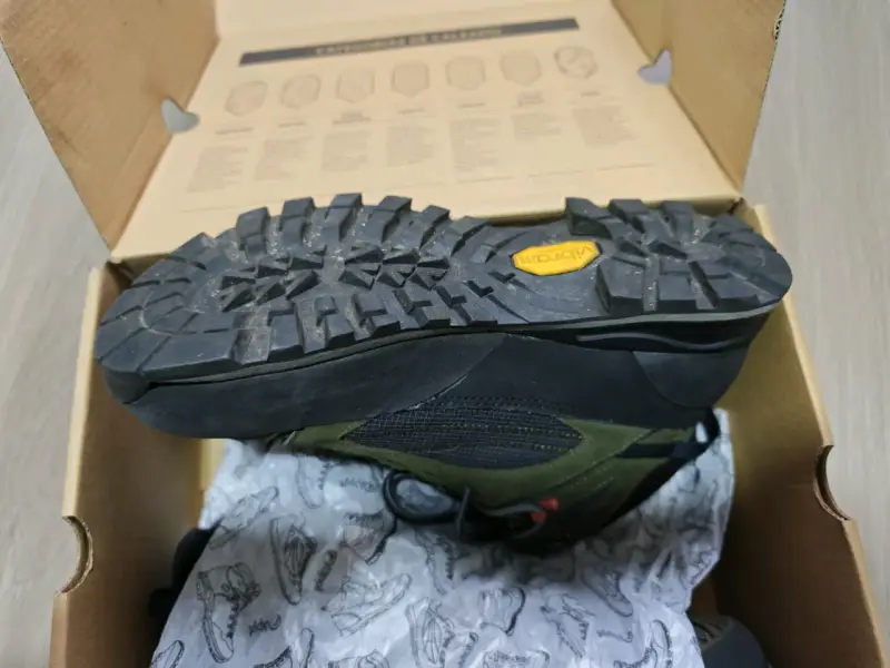 Botines de trekking Uppi Terray Mid verde naranjo - 4