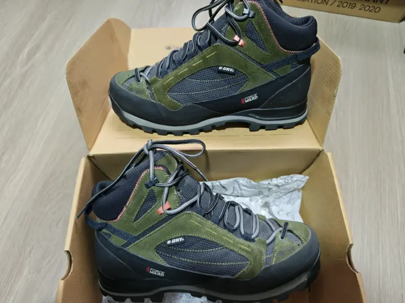 Botines de trekking Uppi Terray Mid verde naranjo - 5