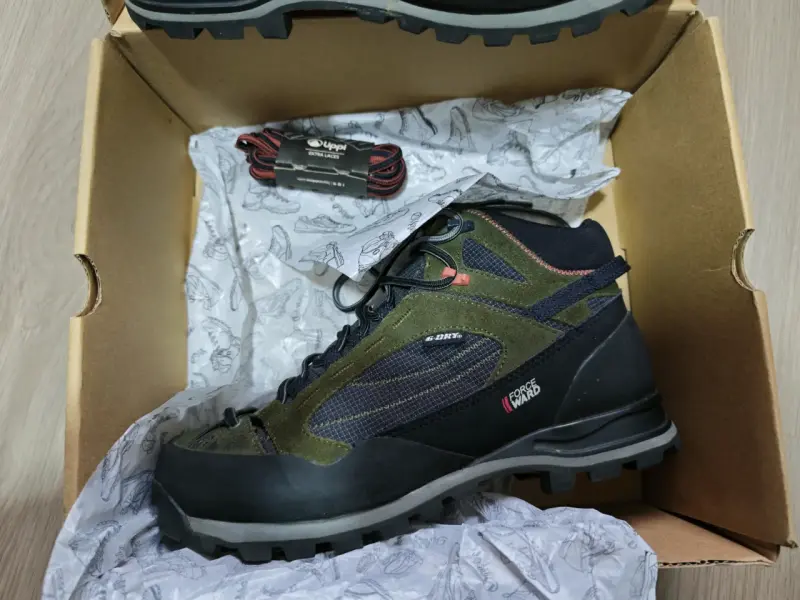 Botines de trekking Uppi Terray Mid verde naranjo - 6
