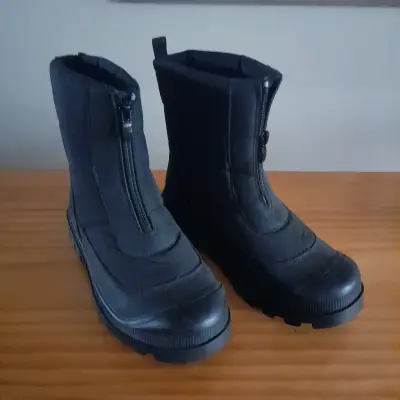 Botas de invierno negras con cierre lateral - miniatura 2