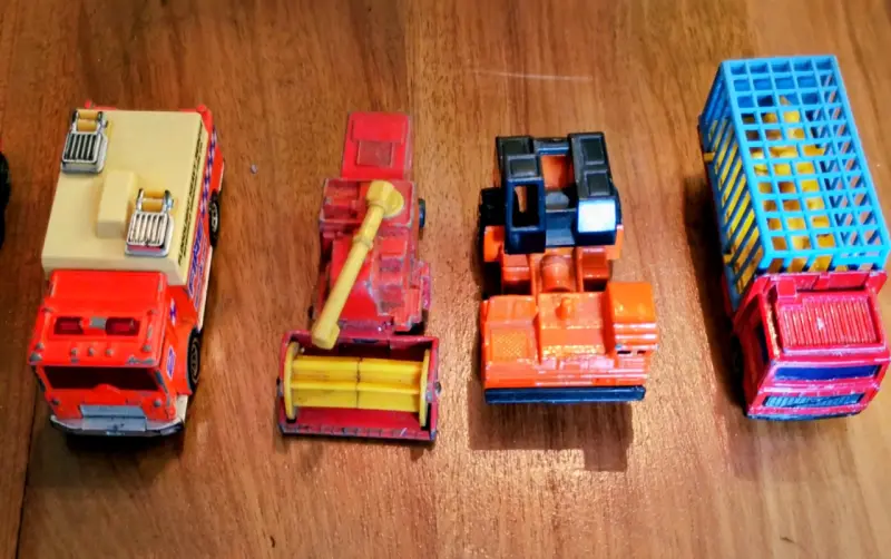 Set 6 vehículos trabajo y bomberos Matchbox - 2