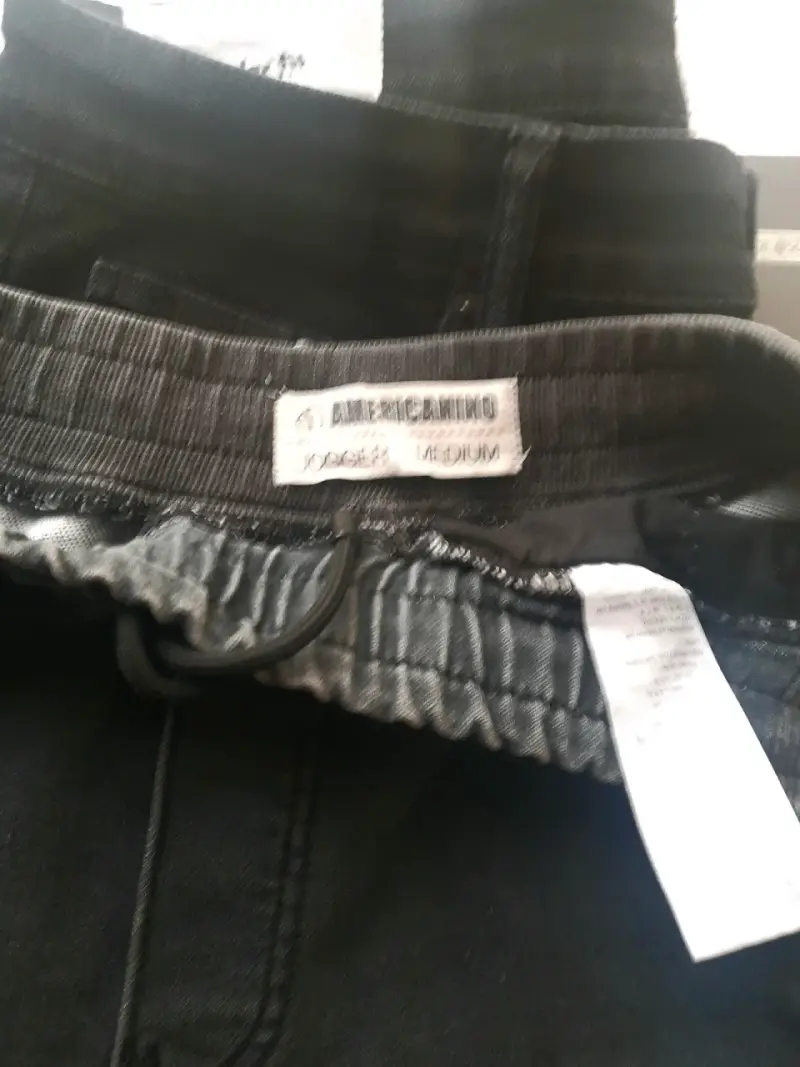 Pantalones jogger negros para hombre - 4