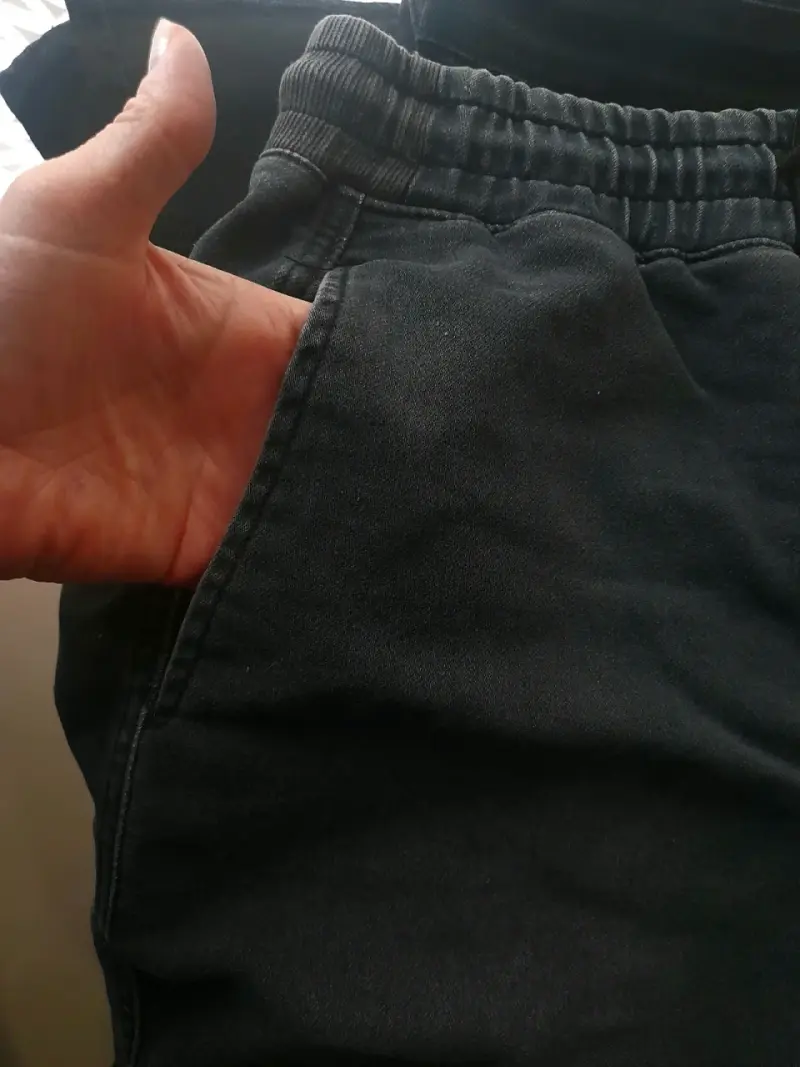 Pantalones jogger negros para hombre - 5