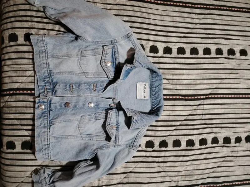 Chaqueta de mezclilla para niñas Tribu talla 4 - 2