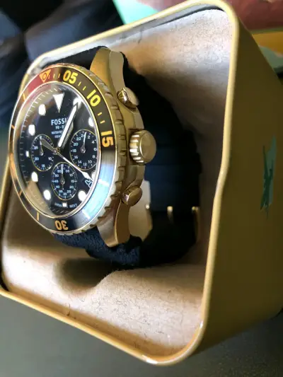 Reloj Fossil FB-03 Negro Resistente al Agua - miniatura 3