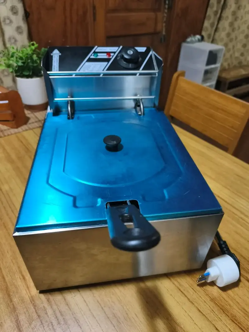 Freidora eléctrica de acero inoxidable - 1