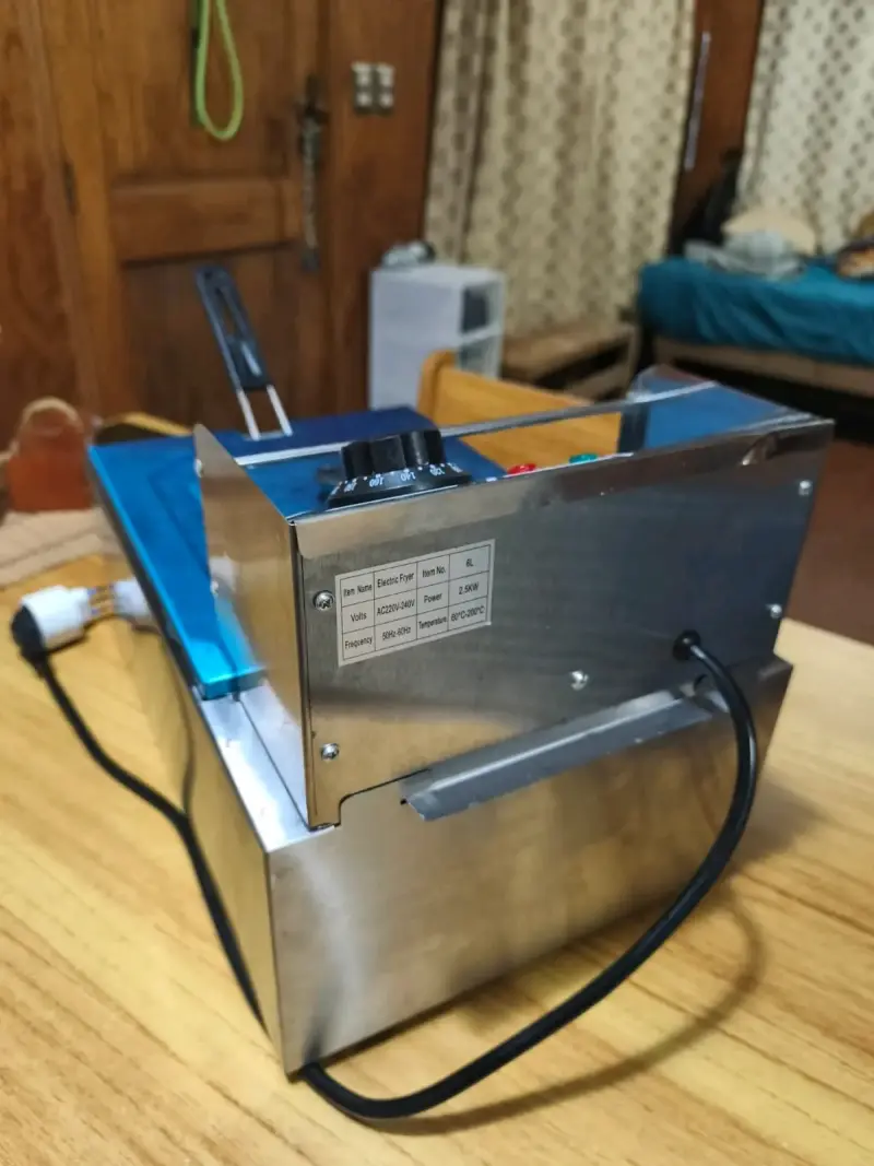 Freidora eléctrica de acero inoxidable - 2