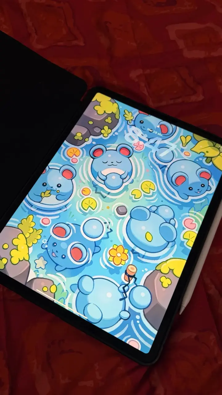 iPad Pro 12.9 pulgadas con funda y Apple Pencil - 1
