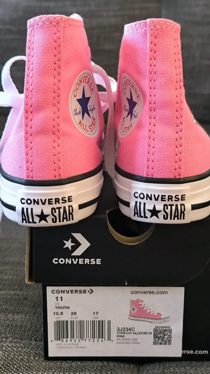 Zapatillas Converse All Star rosadas para niños - 2