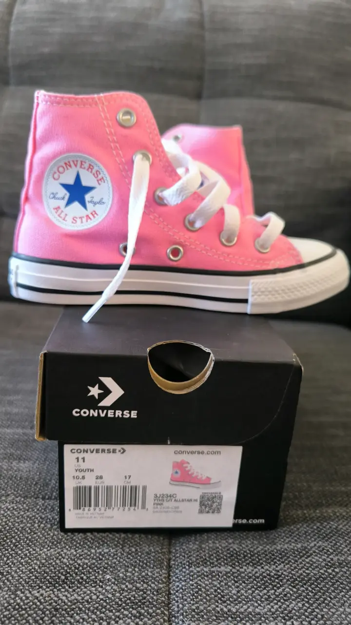 Zapatillas Converse All Star rosadas para niños - 3
