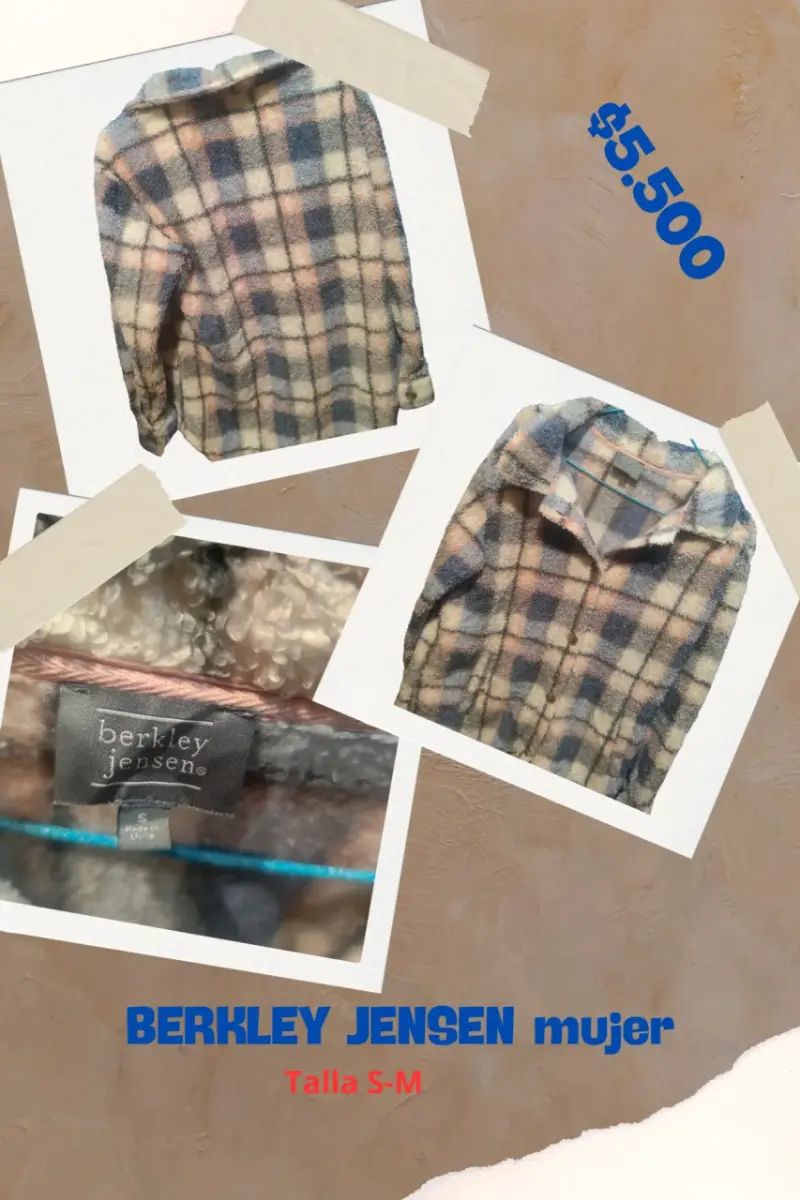 Camisa de franela a cuadros Berkley Jensen mujer