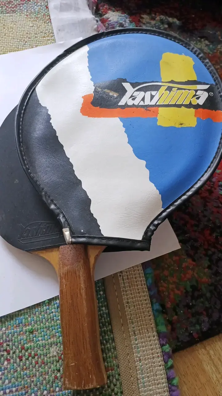 Paleta de ping pong con funda yashina porte pelota - 3