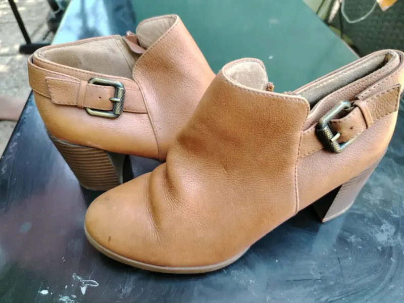 Botas y botines de cuero marrón n 40 - 3
