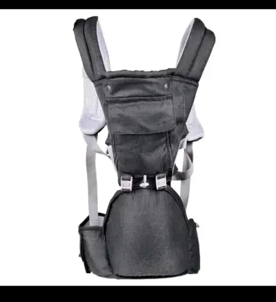 Mochila portabebés ergonómica gris - miniatura 1